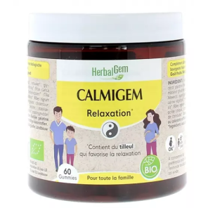 Gummies Calmigem relaxation Herbalgem - pot de 60 gummies