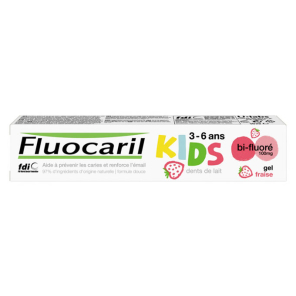 FLUOCARIL Dentifrice Kids 3-6 Ans Fraise 50ML