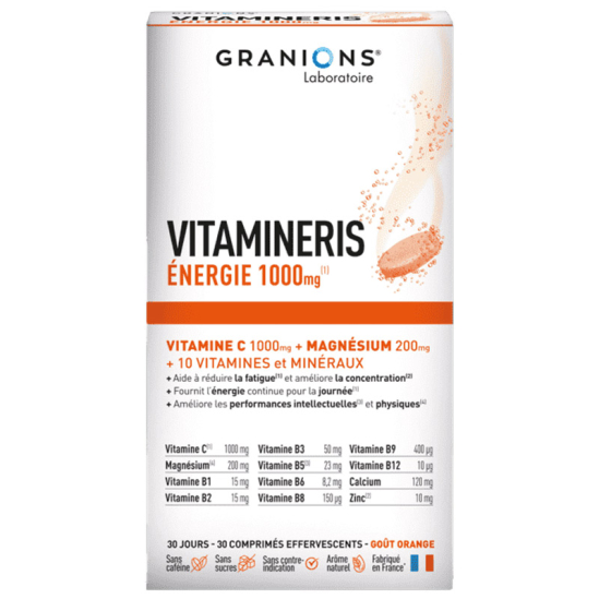 GRANIONS Vitamineris Énergie 1000 mg