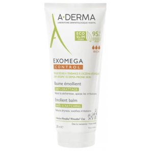 A-DERMA Exomega Control Baume Émollient Anti-Grattage Tube 200 ml