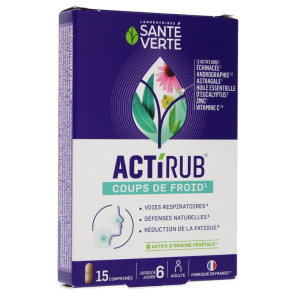 SANTE VERTE Actirub Comprimés boite de 15