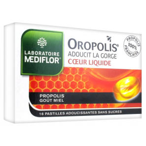 MEDIFLOR Oropolis Pastilles Coeur Liquide boite de 16