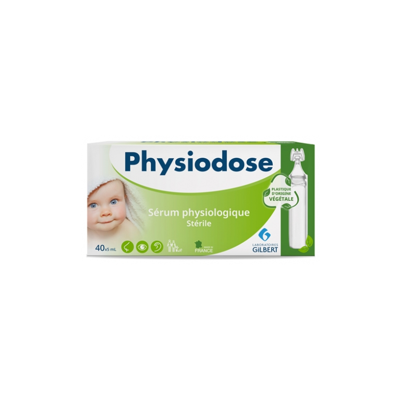 PHYSIODOSE Sérum Physiologique Végétal Doses 5ML boite de 40