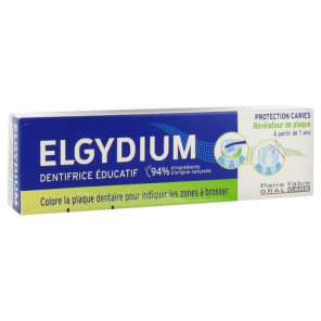 ELGYDIUM Dentifrice Éducatif Révélateur de Plaque 50ML