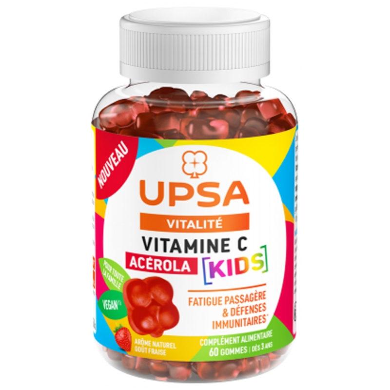 UPSA Vitalité Gommes Acérola Kids boite de 60