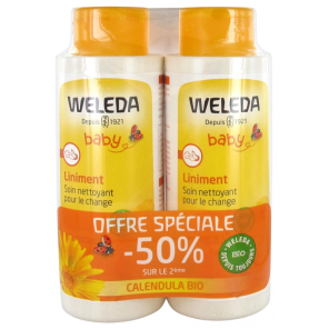 WELEDA Baby Liniment Calendula Lot de 2x400 ml