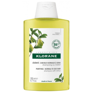 Klorane Shampoing Cédrat 200ml