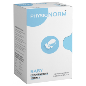 IMMUBIO Physionorm Baby Ferments Lactiques Vitamine D 7,5 ml