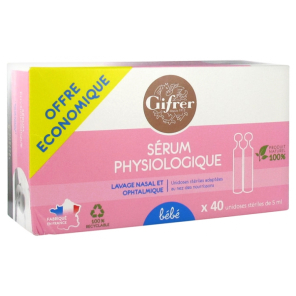 GIFRER SERUM PHYSIO 5ML PAQ 40