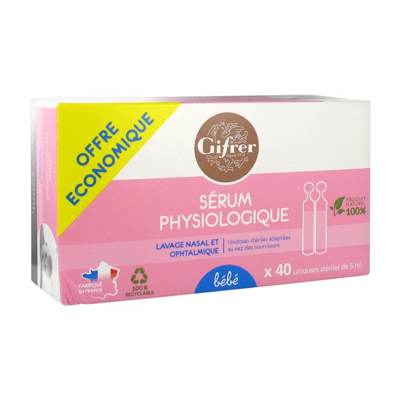 SERUM PHYSIOLOGIQUE STERILE EN SPRAY DE 100 ML