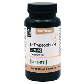 NAT&FORM L-Tryptophane 30 Gélules