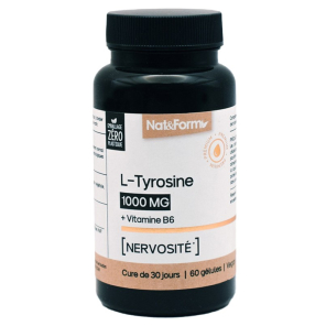 NAT&FORM Tyrosine 60 Gélules