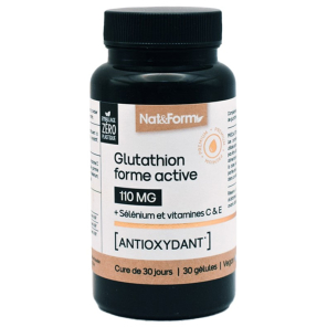 NAT&FORM Glutathion 30 Gélules