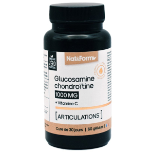 NAT&FORM Glucosamine Chondroïtine 60 Gélules