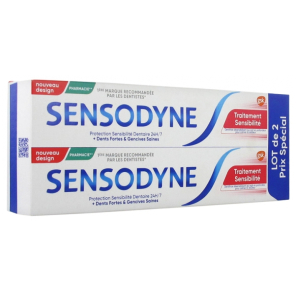 SENSODYNE Pro Traitement Sensibilité Dentifrice 2x75ML