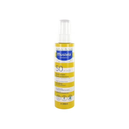 MUSTELA Spray Solaire Bébé Enfant SPF50 200ML