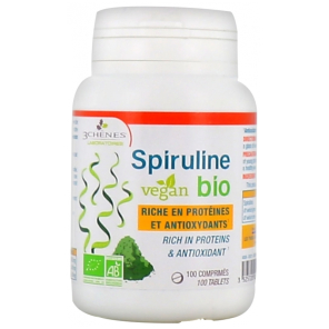 SPIRULINE BIO 60 CPS LES3CHENES