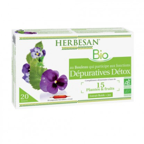 HERBESAN BIO BOULEAU DETOX AMP BTE 20
