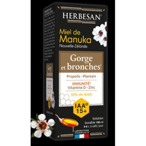 HERBESAN SIR GORGE/BRONCHE MIEL 100ML