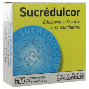 PIERRE FABRE Sucrédulcor Edulcorant Comprimés boite de 600