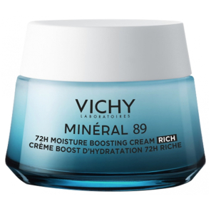 VICHY Minéral 89 Crème Boost d'Hydratation 72H Riche 50ML