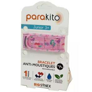 PARAKITO Junior Bracelet Anti Moustiques Rechargeable Sirene