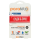 PARAKITO Adulte Bracelet Anti Moustiques Rechargeable Rouge