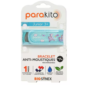 PARAKITO Junior Bracelet Anti Moustiques Rechargeable Licorne