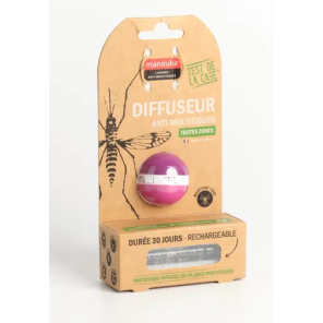 MANOUKA Diffuseur Boule Anti-Moustiques Mauve