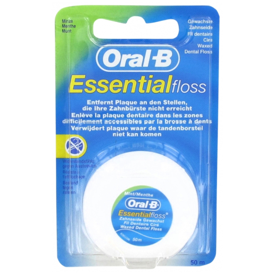 Oral B Fil Ciré Mentholé 50m