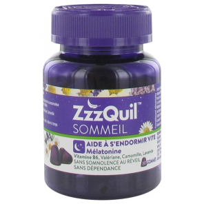 ZZZQUIL Sommeil Gommes Fruits des Bois boite de 30