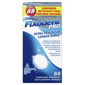 FIXODENT Pro Comprimés Nettoyants boite de 88