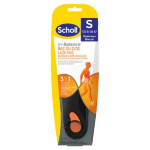 SCHOLL Semelles Anti-Douleur Bas du Dos TS (37,5-39,5) 1 Paire