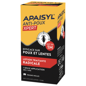 APAISYL Anti-Poux Xpert Lotion poux et Lentes 100ML