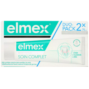 ELMEX Dentifrice Sensitive Complet Dent 2x75 ml