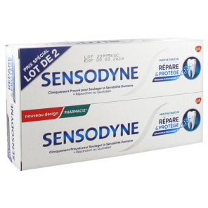 SENSODYNE Dentifrice Répare et Protège 2x75ML