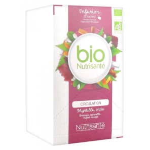 NUTRISANTE Infusion Circulation Bio Sachets boite de 20