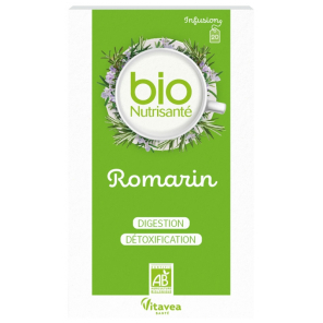 NUTRISANTE Infusion Romarin Bio Sachets boite de 20