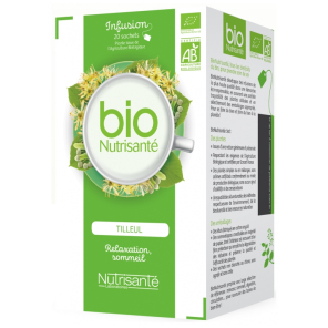 NUTRISANTE Infusion Tilleul Bio Sachets boite de 20