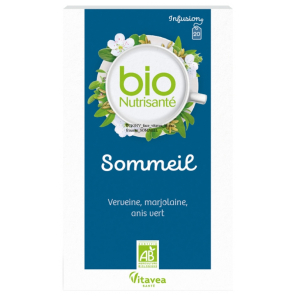 NUTRISANTE Infusion Sommeil Bio Sachets boite de 20