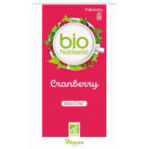 Nutrisanté Infusion Bio Cranberry 20 Sachets