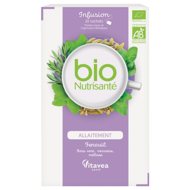 Tisane Allaitement Bio pour Maman - Menthe Citron - 20 sachets