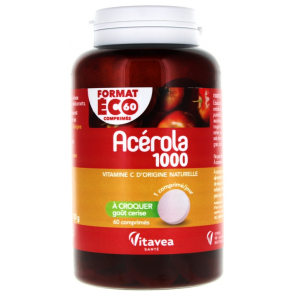 NUTRISANTE ACEROLA 1000 CPR BTE 60