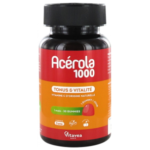 VITAVEA Acérola 1000 Gummies boite de 30