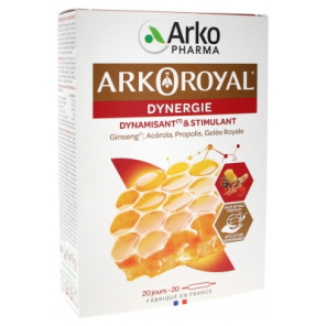 ARKOPHARMA Arkoraoyal Dynergie Ampoules boite de 20