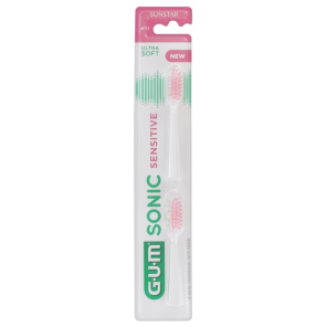 GUM Sonic Sensitives Recharges Têtes boite de 2