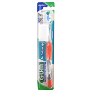 GUM Brosse à Dents Technique+ Medium Compacte n°493