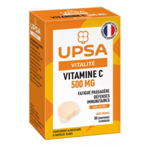 UPSA Vitalité Vitamine C 500mg 20 Comprimés à Croquer