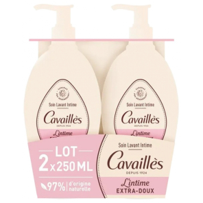 ROGE CAVAILLES Soin Lavant Intime Extra-Doux Lot de 2 x 250 ml