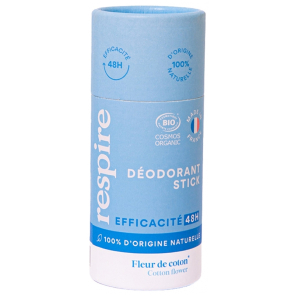 RESPIRE Déodorant Stick Fleur de Coton Bio 50G